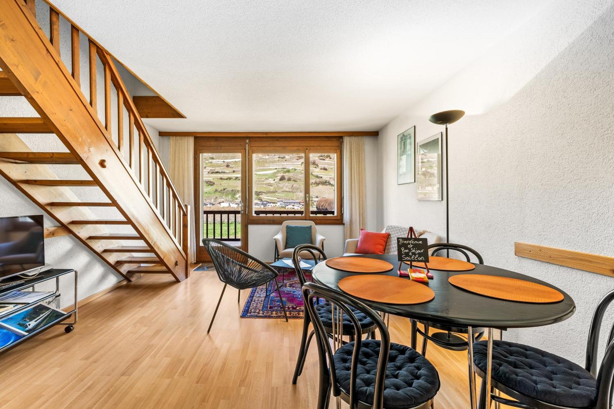 Duplex Cosy Aux Bains De Saillon公寓 外观 照片